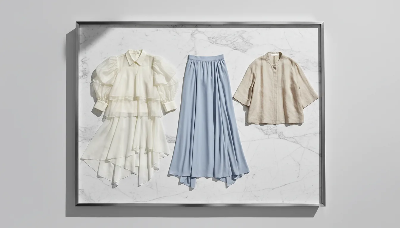 低身長の春におすすめの服｜淡い色の置き場所と、下に着るものの決め方